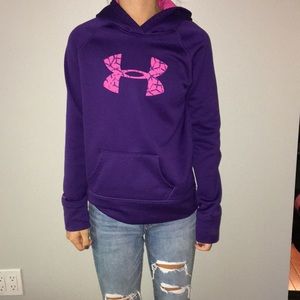 Purple Under armor sweatshirt
